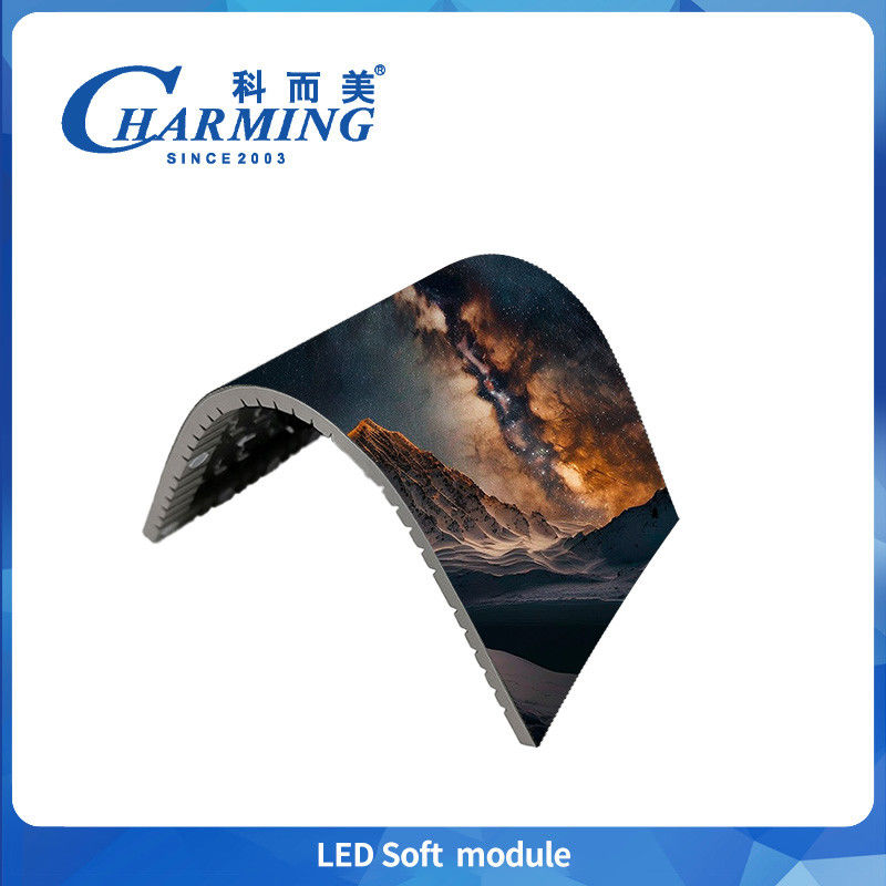 LED Soft Module P3 3Mm Indoor Full Color Display Board Gekrompen Video Wand Flexibel Led Scherm Voor Reclame