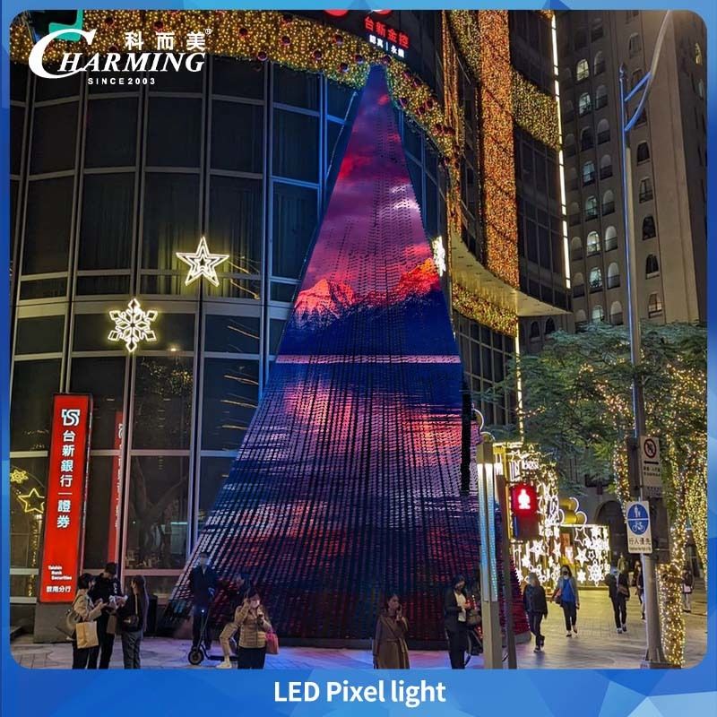 Hete Verkoop RGBW LED Pixel Puntverlichting 30MM IP66 DC 24V Buiten Kerstvakantie LED