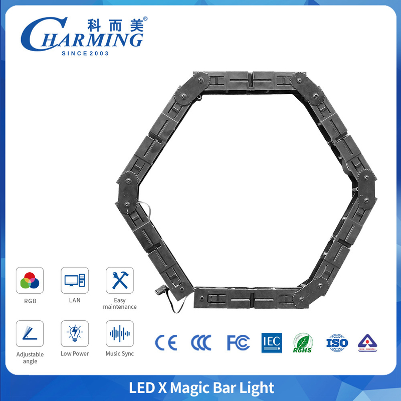 Verstelbare hoek SMD3838 LED X MAGIC BAR Licht van Charmante Fabrikant voor Binnen