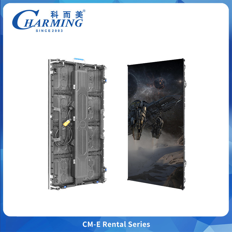 Charming P2.604 Indoor CM-EE Series Waterdicht Full Color LED Display Scherm voor Verhuur Met Aluminium Alloy Kas 500x1000mm