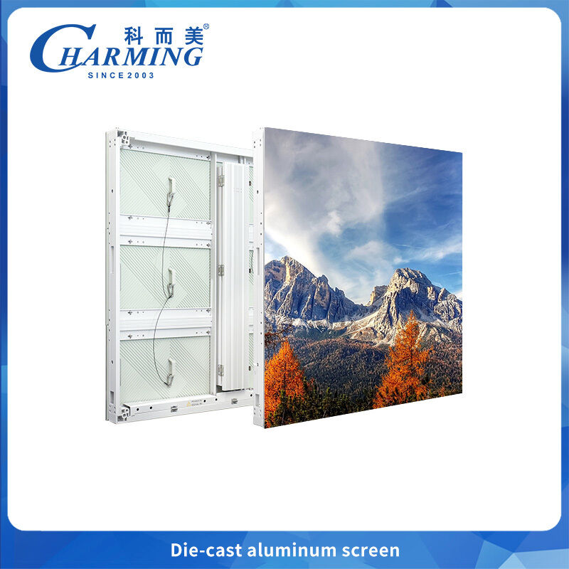 3d Extern Billboard P6 Dual Voltage Power Supply Led Screen 3m X 2m Elektrisch reclame scherm