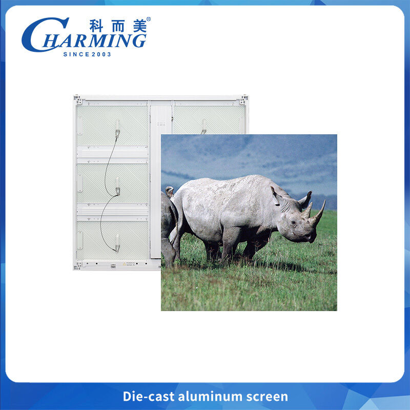 P4.44 Buiten LED-scherm van gegoten aluminium - hoogcontrast en ontwerp voor voor- en achteronderhoud