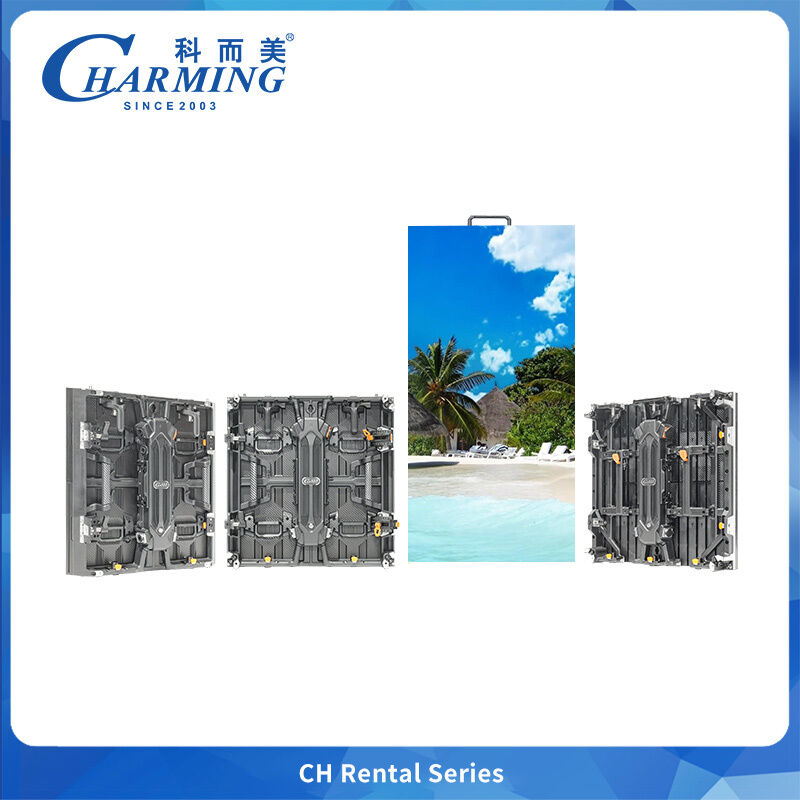 IP65 Buiten LED Scherm Kast 500x500mm 15m Hefhoogte Voormontage voor Verhuur Podium