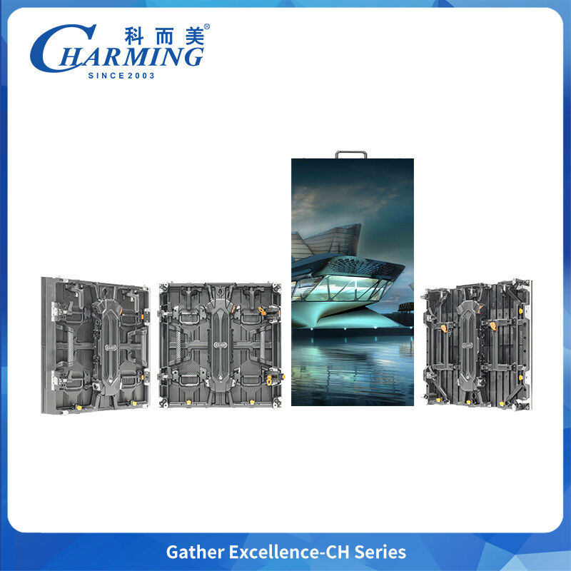 High-Refresh LED-display voor buiten – gegoten aluminium, IP65-gecertificeerd, 3500+ CD/m²