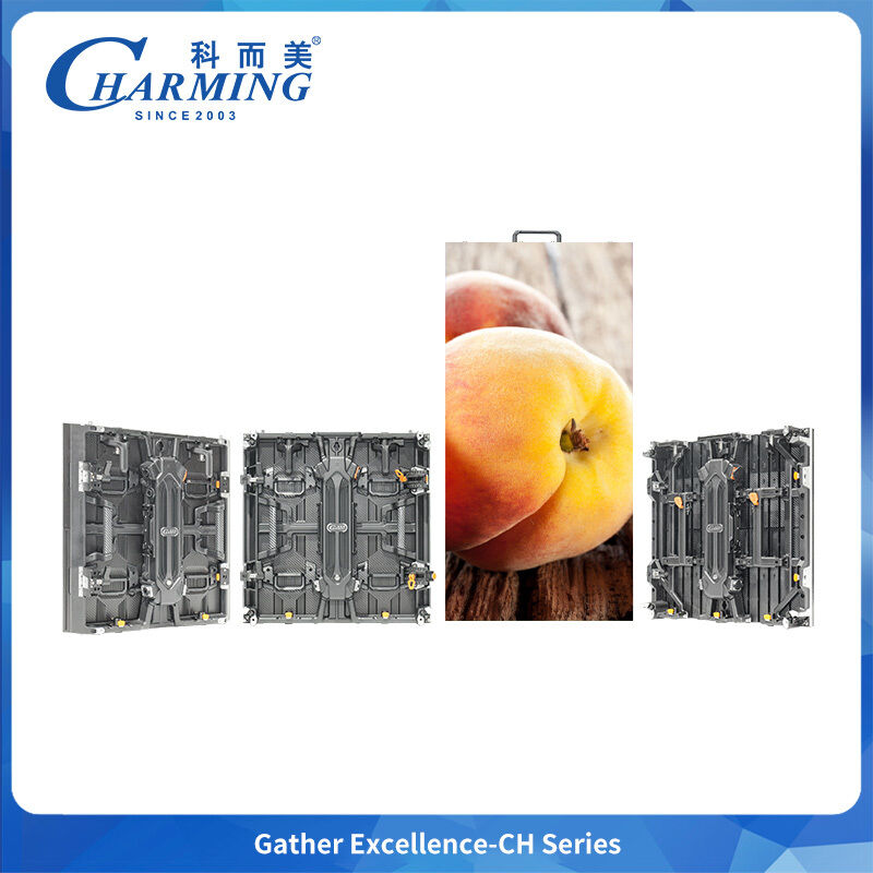 P3.91 Led die-cast aluminiumalloy kast Commercieel display Waterdicht speciaal handvat Voor- en achteronderhoud CH