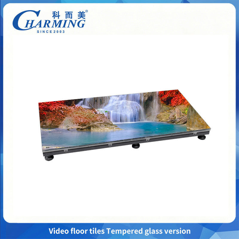 1500CD/m² Dansvloer LED Display P3.91 met Gehard Glas Versie Post-onderhoud