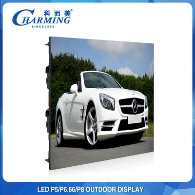 SMD2525 P4 P5 P8 Outdoor Video Wall Displays 900W Voor Reclame