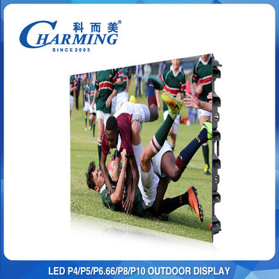256x192 P5 P8 Outdoor LED Video Wall Scherm Ultradun Lichtgewicht
