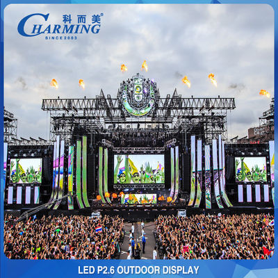 Naadloze podiumverhuur LED-videomuurweergave P2.6 1920HZ-3840HZ