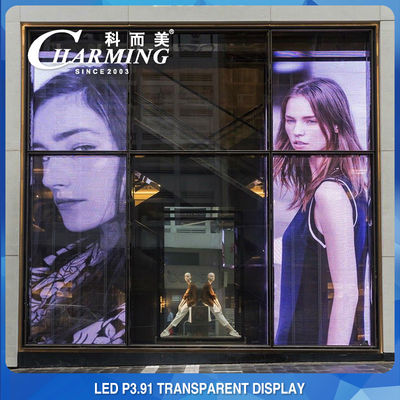 Ultradunne crashbestendige transparante LED-videomuur 256x64 Duurzaam