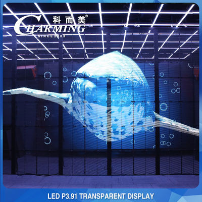 230W buiten transparant LED-videomuurscherm IP65 waterdicht