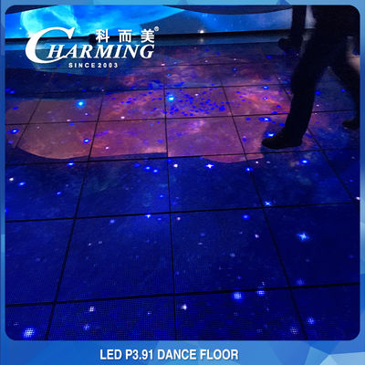 LED vloertegels Schermpaneel RGB Led vloertegels Display Scherm Waterdicht IP65 3840Hz Ondersteuning Weeding Dance Show
