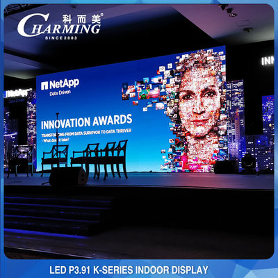 P3.91 Praktisch verhuur LED-scherm Aluminiumlegering Materiaal