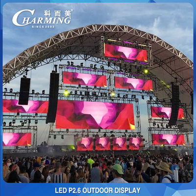 IP65 16 Bit HD LED Video Wall Display Multiscene Pixel Pitch 2,6 mm