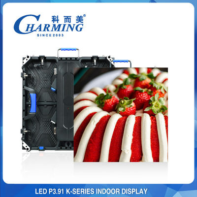 Verhuur Led Display Indoor Outdoor Full Color Ledwall P3.9 P3.91 Led Video Wall 500x500mm Giet aluminium display