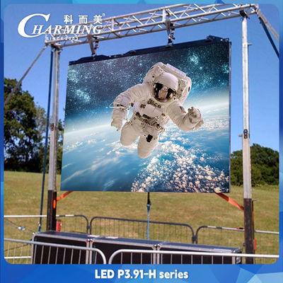 Buiten Giant Stage Background LED Video Wall P3.91 Naadloos Splicing Huur LED Display 500x500mm