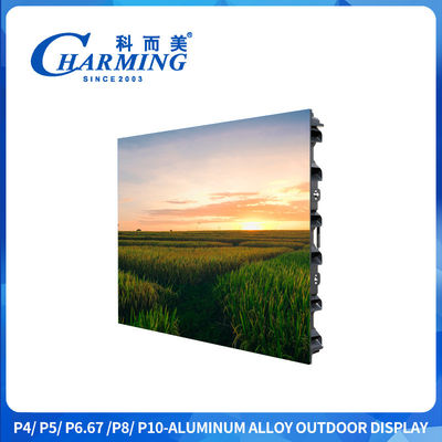 Led Advertising Screen Outdoor P4 Outdoor Led Display Screen Panel met 5500CD/M2 hoge helderheid