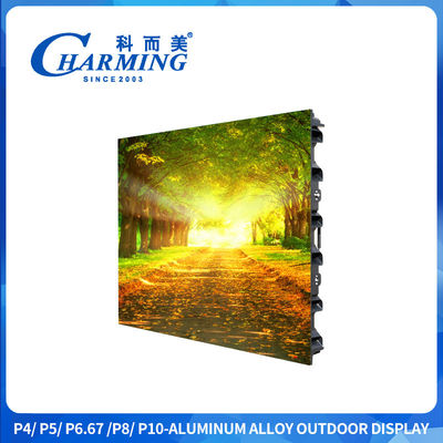 SMD2525 Kinetic Led Screen P4 Street Montage 960x960mm Led Display Screen met 100000 uur levensduur