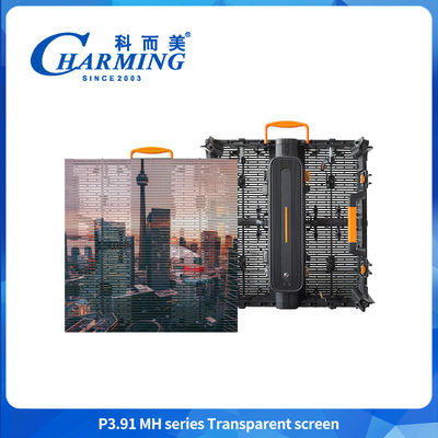 Transparent Flexibel Led Display P3.91MH Series Transparent Screen Ultradun waterdicht Transparent Screen