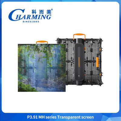 P3.91 Doorzichtig glazen led-schermpaneel IP65 Led Buitenwaterdicht Advertentie TV-bord