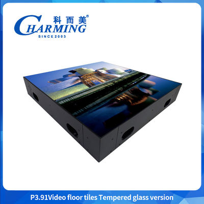 aanpassing IP65 hoge bescherming rgb led podium & kubus reclame binnen- en buiten 500 * 500mm led dansvloer digitale schermen