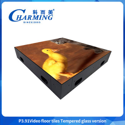 P3.91 Led vloerpaneel Led podiumvloer Discovloer met harde glasblik waterdicht