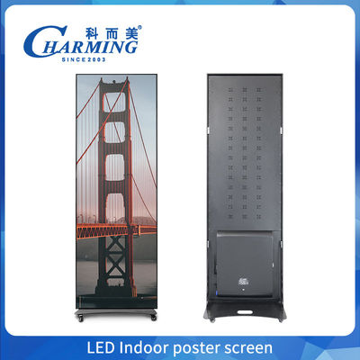 Indoor Poster Screen LED Video Wall Display met mobiele telefoonbesturing en hoge vernieuwingsfrequentie voor eenvoudige installatie en draagbaarheid
