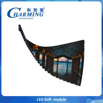 Indoor LED Soft Module Video Wall Display met een hoge vernieuwingsfrequentie voor lichte reclame en evenementenplanning