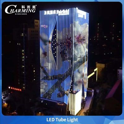 U30 Aluminiumlegering + PC RGBW Led Tube Light DMX voor Buitenbruggen