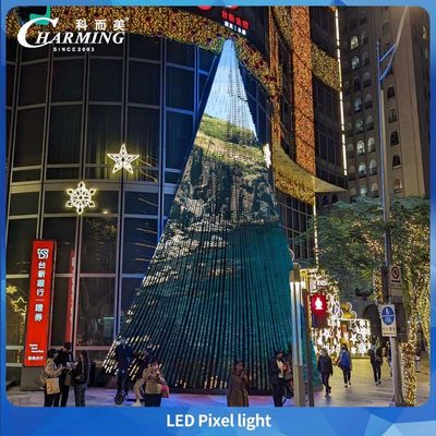 Charmante 2025 Next-Gen LED Pixel Light 40D 40×27.3mm IP66 Waterdichte PC Behuizing Voor Verlichting van Toeristische Attracties Architecturale Decoratie