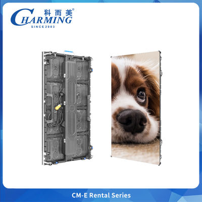 Ultradunne 79mm verhuur LED-displaykast met geïntegreerde stroomkabel voor concertpodiumevenementen