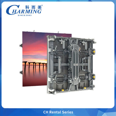 7680HZ Buiten P3.91 gebogen/flexibel/rechthoekige kast met modulehandvat voor podia